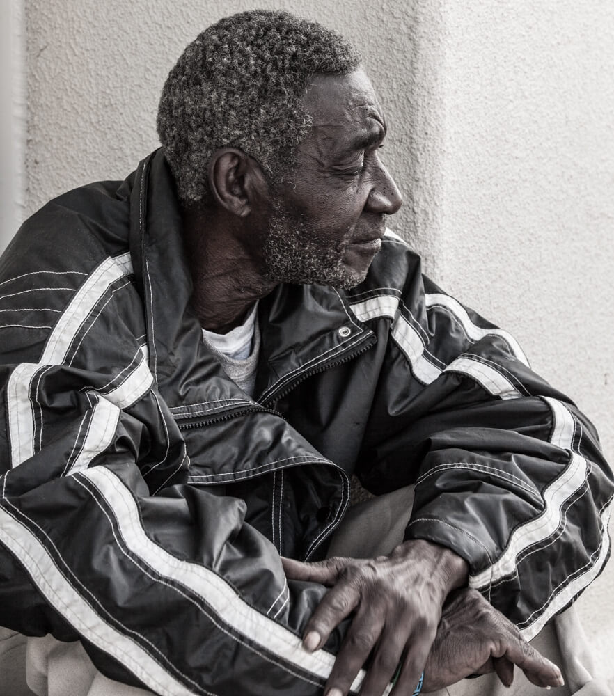 Only Temporary - Homeless in Dallas: Older man things about his life